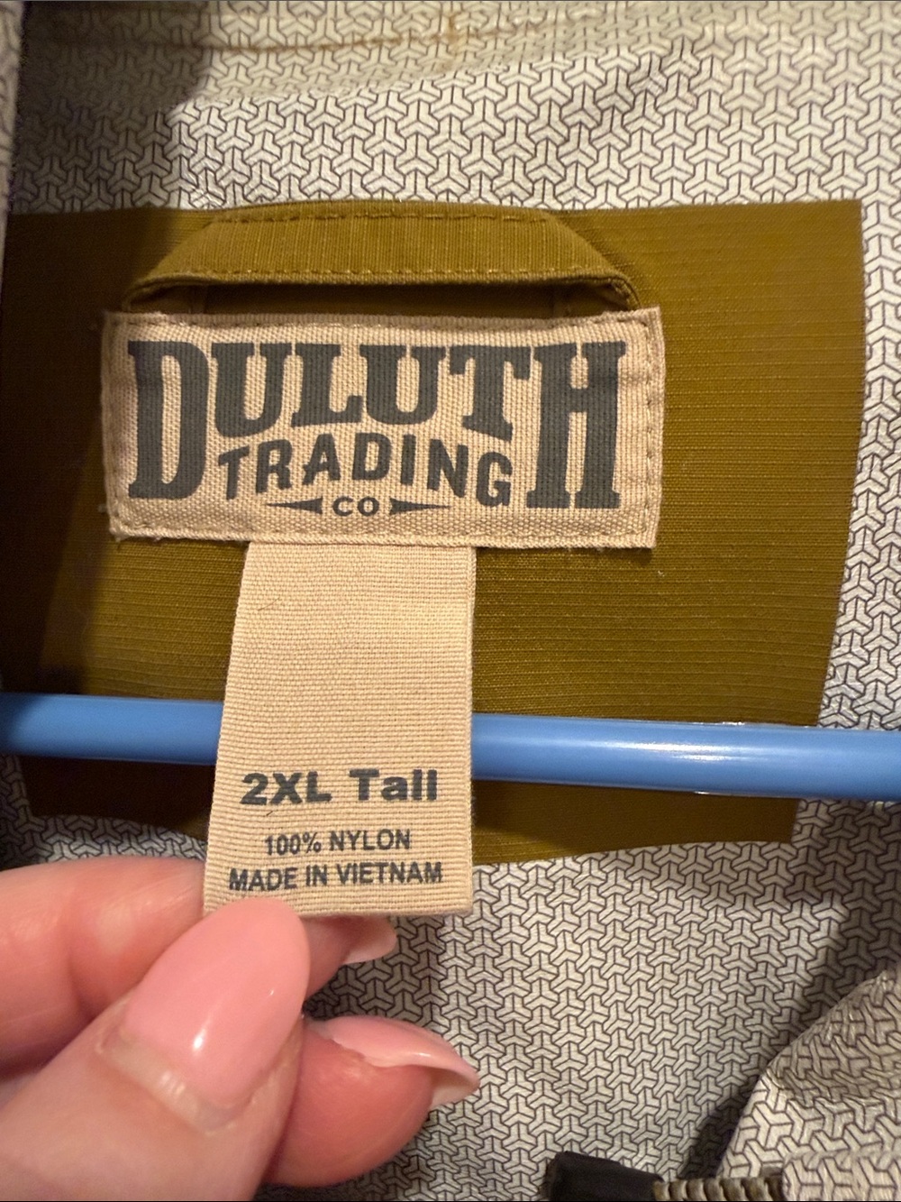 Duluth Trading Co muted Olive Green Hooded Jacket - 2XL Tall - Picture 2 of 9